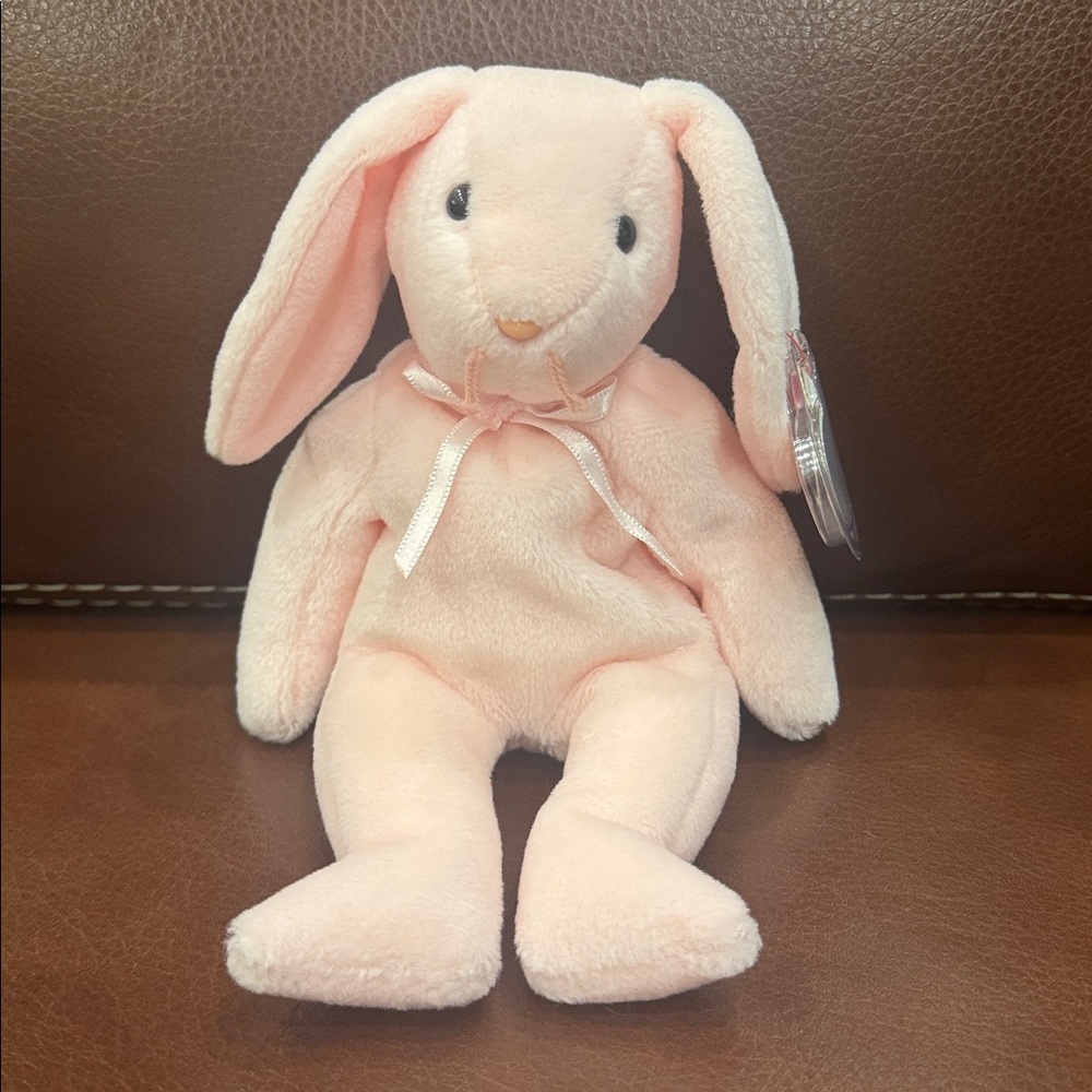 Ty Original Beanie Baby “Hoppity” the Bunny Rabbit 🐰Retired Vintage Plush Animal